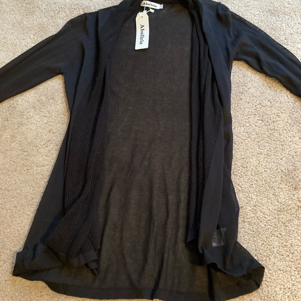 Sheer cardigan